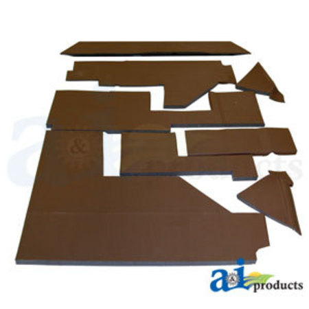 A & I PRODUCTS Cab Upholstery Kit, Brindle Brown 34" x13" x4" A-CKT335